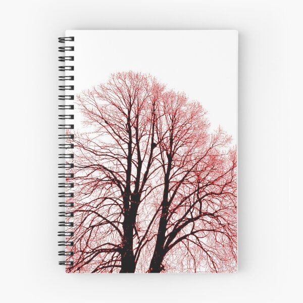 Item preview, Red Trees Silhouette - Nature Energy Art designed and sold by Shana-Design.