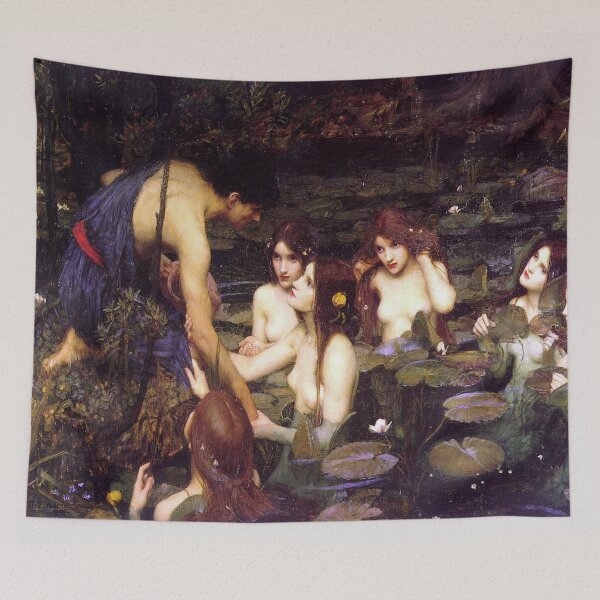 Item preview, Hylas and the Nymphs - John William Waterhouse designed and sold by DONTSPACEAWAY.