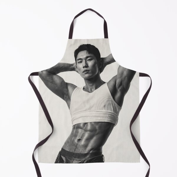 Item preview, Handsome Asian Male Model in White Crop Top designed and sold by Atlas Kai.