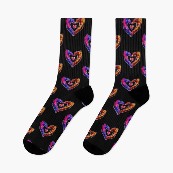 Item preview, Eternal Bond - Artistic Watercolor Heart Hands Splatter designed and sold by Good Vibes .