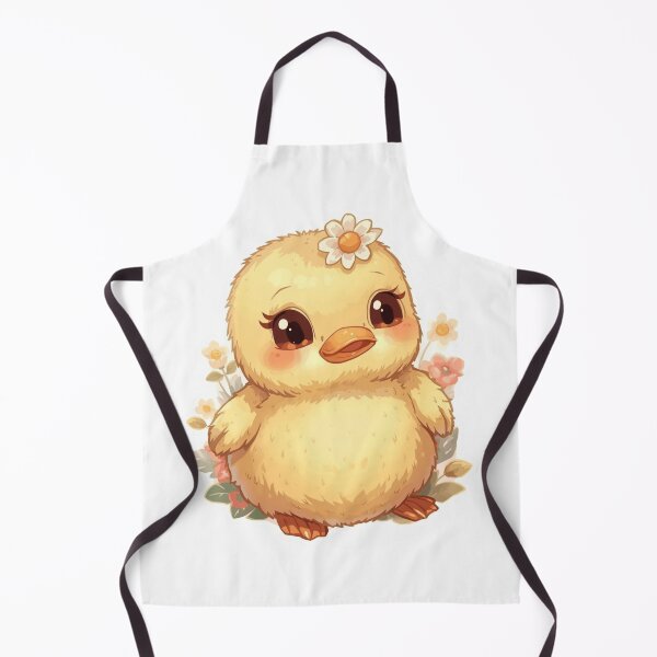 Item preview, Chubby Kawaii Duckling Daisy Head Sticker designed and sold by funnyshop222.