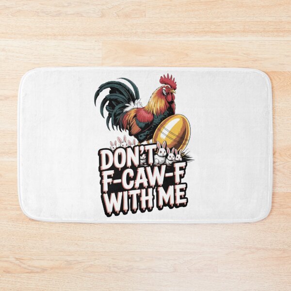 Item preview, Don't F-Caw-F With Me Funny Easter Rooster Golden Egg T-Shirt V2 designed and sold by DarylWelsh2024.