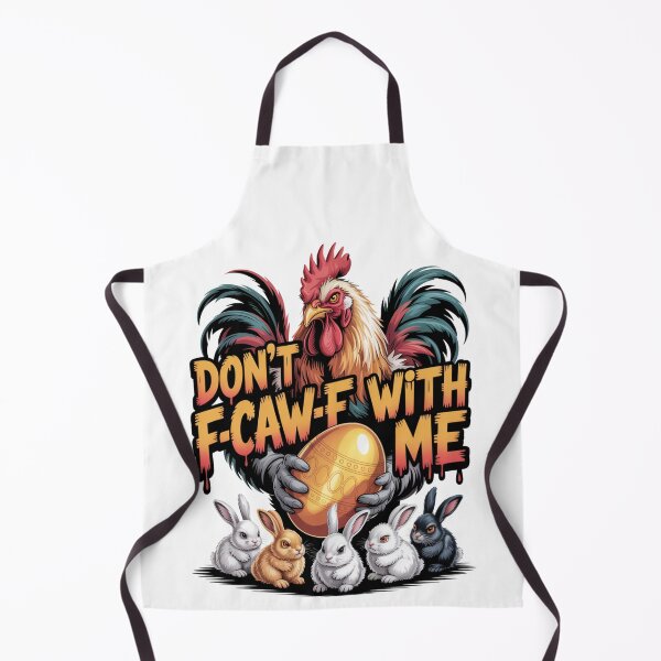 Item preview, Don't F-Caw-F With Me Funny Easter Rooster Golden Egg T-Shirt V3 designed and sold by DarylWelsh2024.