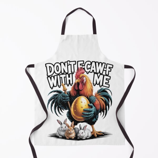 Item preview, Don't F-Caw-F With Me Funny Easter Rooster Golden Egg T-Shirt V4 designed and sold by DarylWelsh2024.