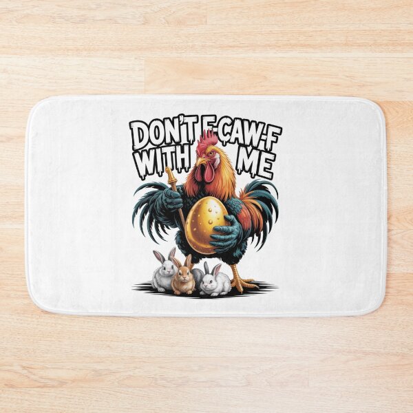Item preview, Don't F-Caw-F With Me Funny Easter Rooster Golden Egg T-Shirt V4 designed and sold by DarylWelsh2024.
