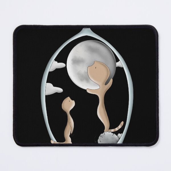 Item preview, Meerkats and Moon Holding designed and sold by AnnieSummers.