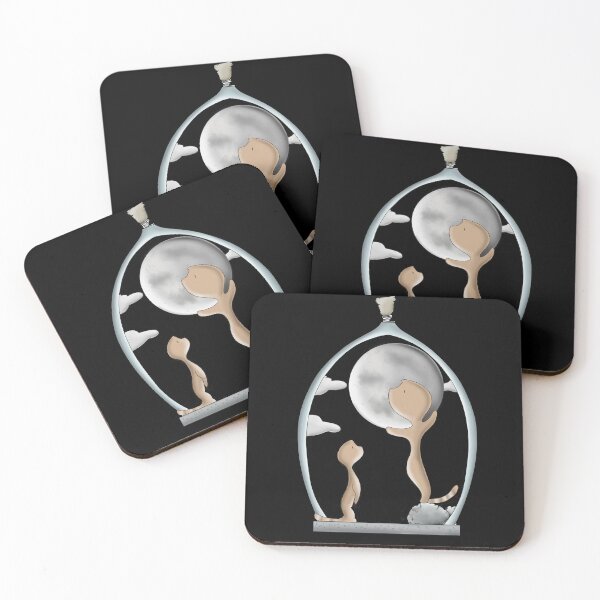 Item preview, Meerkats and Moon Holding designed and sold by AnnieSummers.