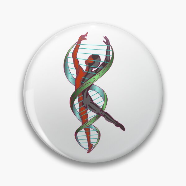 Item preview, DNA Dance – Human Evolution & Genetics Abstract Art designed and sold by Ebraincy – Soul & Spiritual Art.