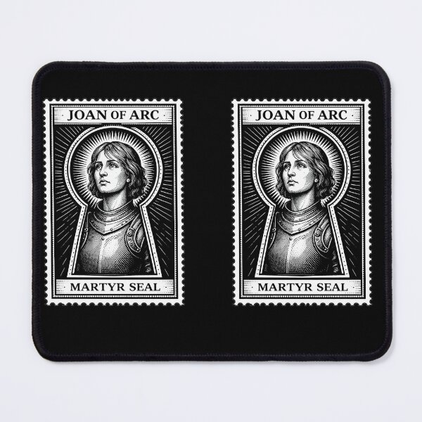 Item preview, Joan of Arc Martyr Seal Keyhole Stamp designed and sold by TheMarketplaceworld.