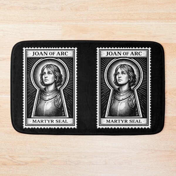 Item preview, Joan of Arc Martyr Seal Keyhole Stamp designed and sold by TheMarketplaceworld.