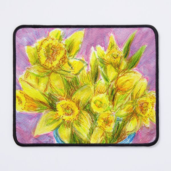 Item preview, Daffodils In A Glass designed and sold by LymphomaLass.