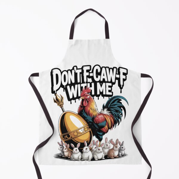 Item preview, Don't F-Caw-F With Me Funny Easter Rooster Golden Egg T-Shirt V5 designed and sold by DarylWelsh2024.
