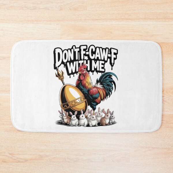 Item preview, Don't F-Caw-F With Me Funny Easter Rooster Golden Egg T-Shirt V5 designed and sold by DarylWelsh2024.