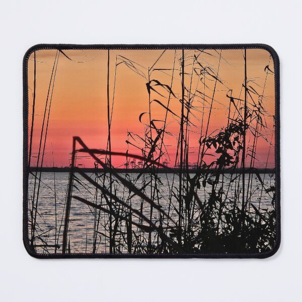 Item preview, Sunset through the weeds over Mobile Bay designed and sold by MasterPrintz.