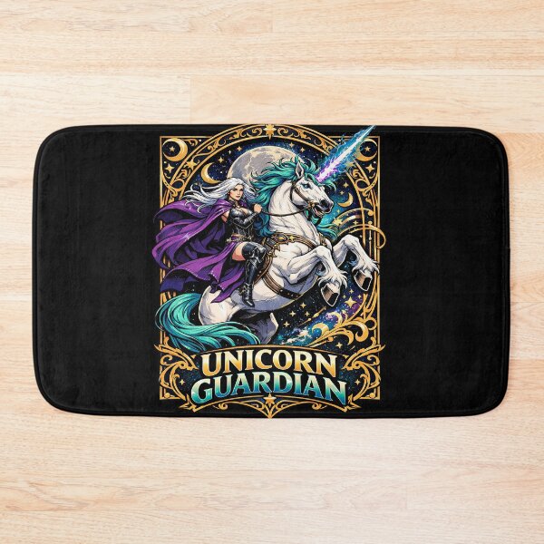 Item preview, Majestic Unicorn Guardian with Celestial Moon Design designed and sold by TeeARTHY.
