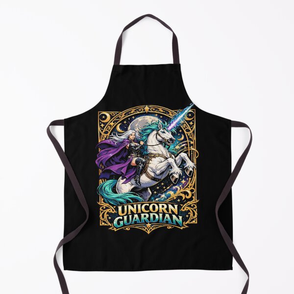 Item preview, Majestic Unicorn Guardian with Celestial Moon Design designed and sold by TeeARTHY.