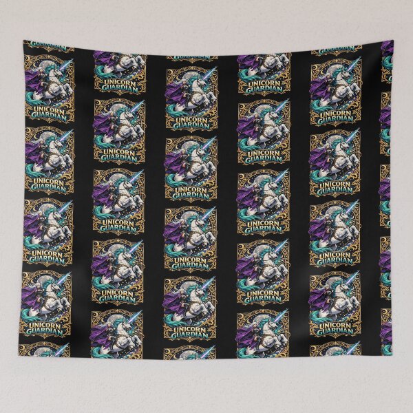 Item preview, Majestic Unicorn Guardian with Celestial Moon Design designed and sold by TeeARTHY.