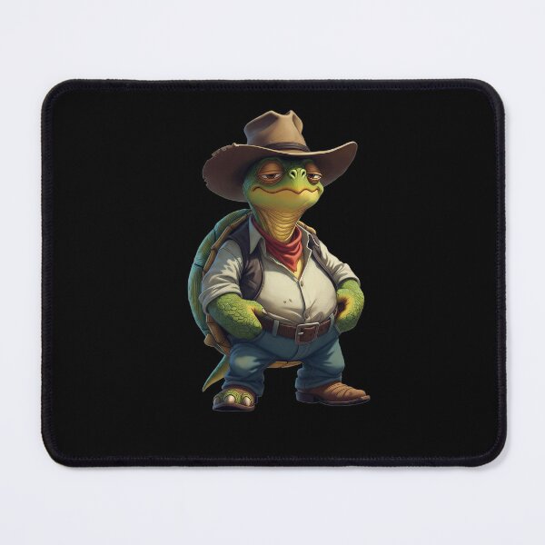 Item preview, Lazy Cowboy Turtle - Chill Western Tortoise designed and sold by Threadnovax.