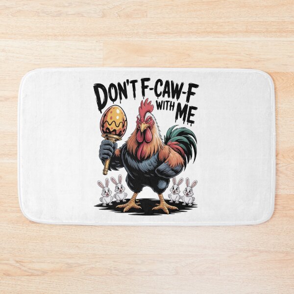 Item preview, Don't F-Caw-F With Me Funny Easter Rooster Golden Egg T-Shirt V7 designed and sold by DarylWelsh2024.
