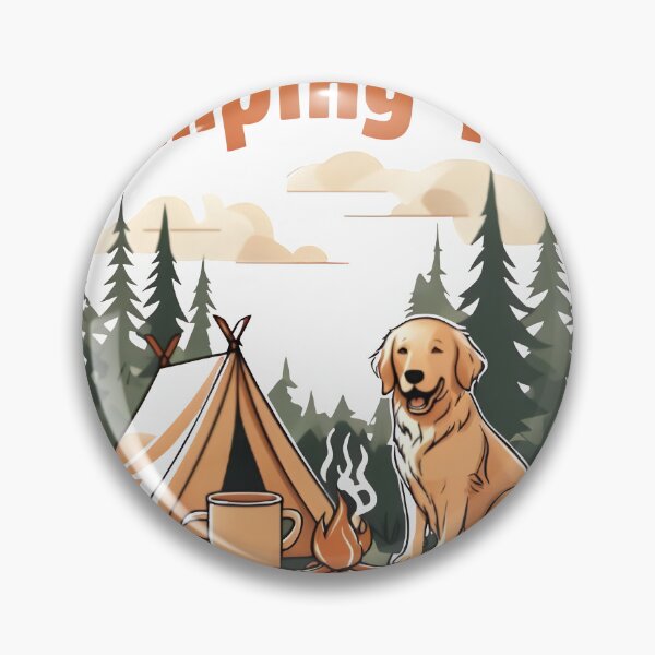 Item preview, Camping Coffee and Dogs Kind of Day Funny Camper Gift designed and sold by Uniqueauraaprints.