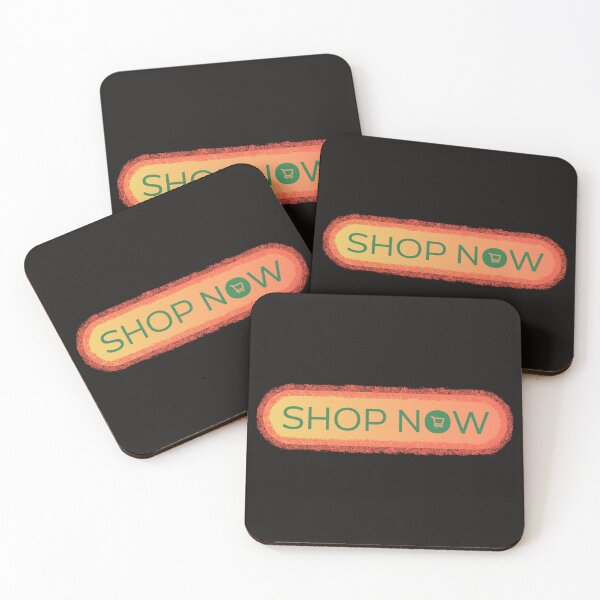 Item preview, Vibrant Textured "Shop Now" Button with Shopping Cart Icon designed and sold by Creatby7030.
