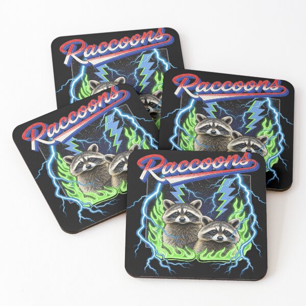 Item preview, Retro Raccoons   designed and sold by TeeARTHY.