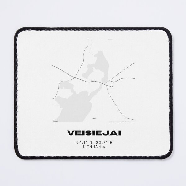 Item preview, Veisiejai Lithuania Minimalist Map Print | Contemporary City Map Poster designed and sold by RM-Journey.