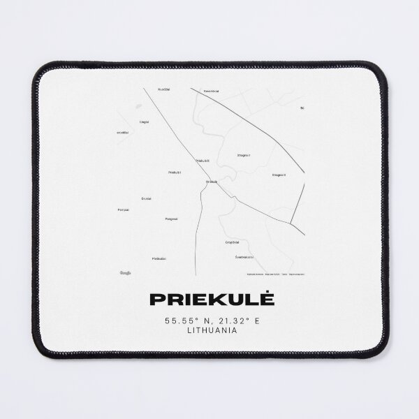 Item preview, Priekulė Lithuania Minimalist Map Poster | Stylish City Map Art designed and sold by RM-Journey.