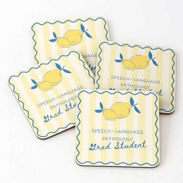 Item preview, Lemon SLP Grad Student Cute Design designed and sold by More-Than-R.