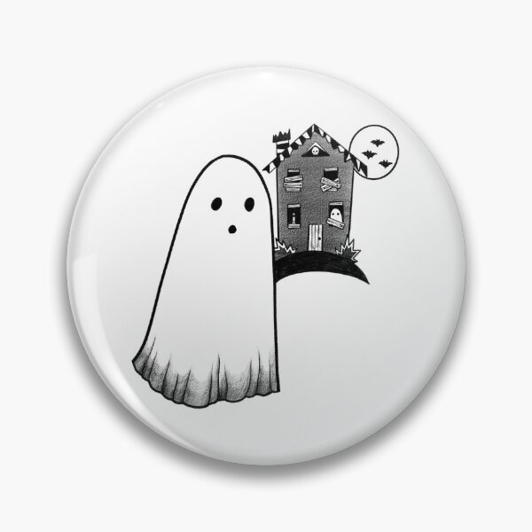 Item preview, Little Haunted House Ghost designed and sold by charlieroses.