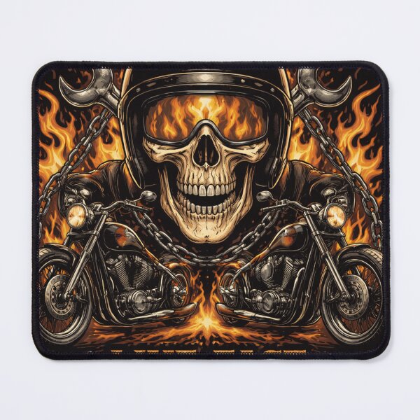 Item preview, Ride or Die Live Fast Ride Hard Skull Biker T-Shirt designed and sold by Gentlebart.