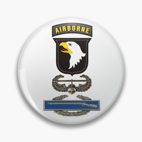 Item preview, 101st Airborne with Airmobile and CIB Badges designed and sold by Buckwhite.