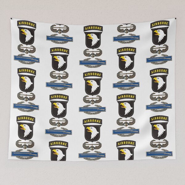 Item preview, 101st Airborne with Airmobile and CIB Badges designed and sold by Buckwhite.