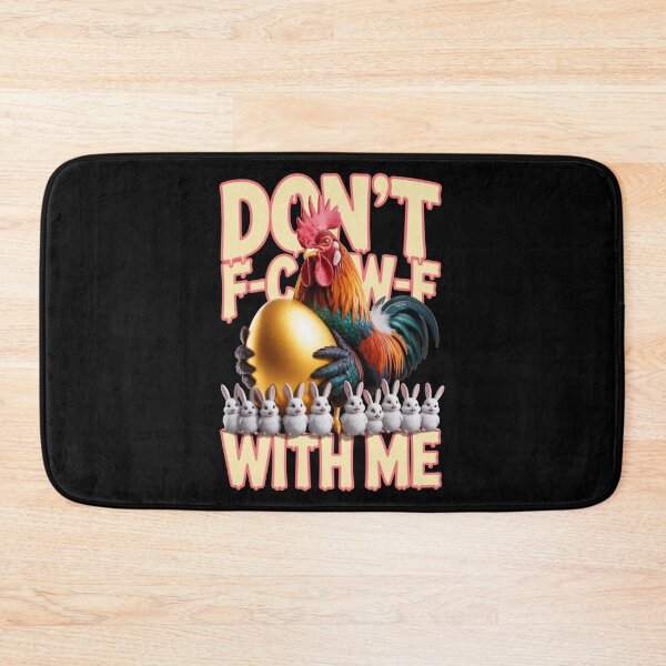Item preview, Don't F-Caw-F With Me Funny Easter Rooster Golden Egg T-Shirt V10 designed and sold by DarylWelsh2024.