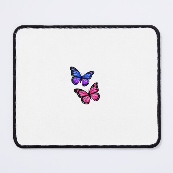 Item preview, Butterfly Duo Sticker Pink Purple Blue Gradient Sparkle Aesthetic designed and sold by xbt01j.