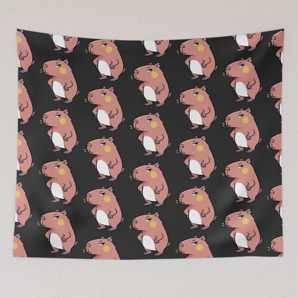 Item preview, Capy Got This - Cool Dusty Rose Capybara designed and sold by AdriqnArt.