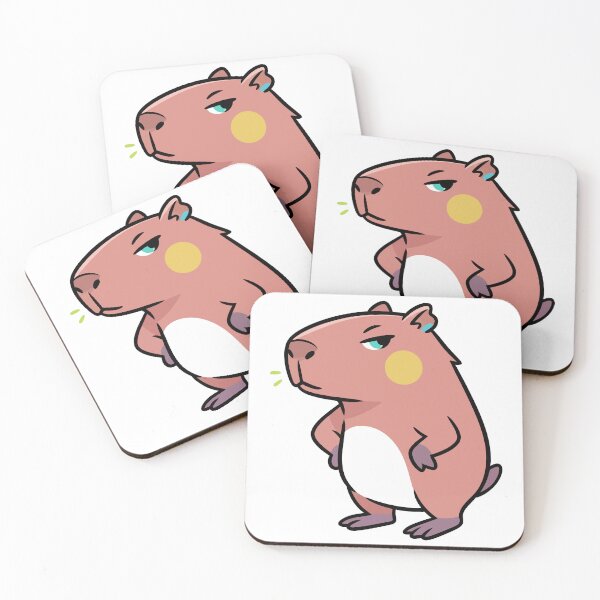 Item preview, Capy Got This - Cool Dusty Rose Capybara designed and sold by AdriqnArt.