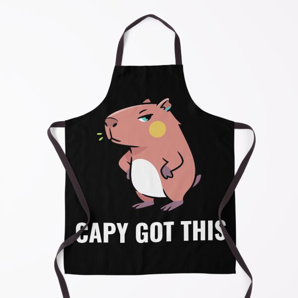 Item preview, Capy Got This - Cool Dusty Rose Capybara designed and sold by AdriqnArt.