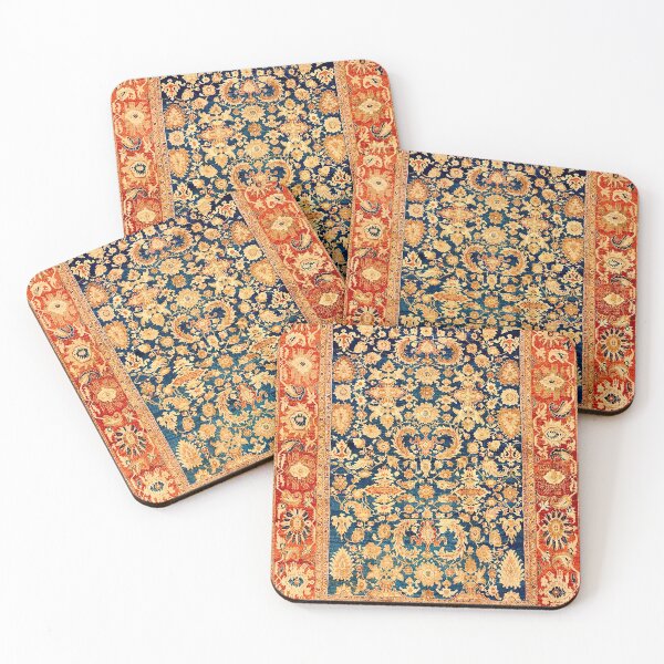 Item preview, Persian Antique Sultanabad Floral Carpet designed and sold by Vicky Brago-Mitchell®.