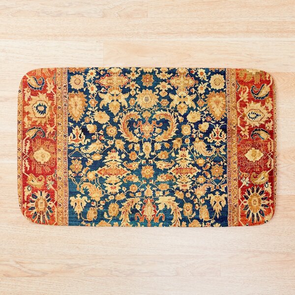 Item preview, Persian Antique Sultanabad Floral Carpet designed and sold by Vicky Brago-Mitchell®.