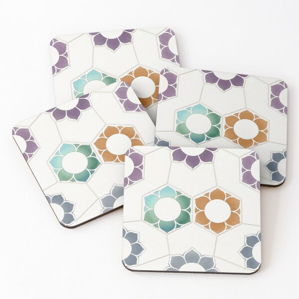 Item preview, A hexagonal tile pattern designed and sold by Ratatosk-AI.