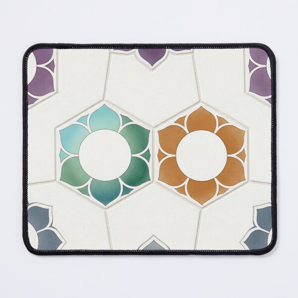 Item preview, A hexagonal tile pattern designed and sold by Ratatosk-AI.