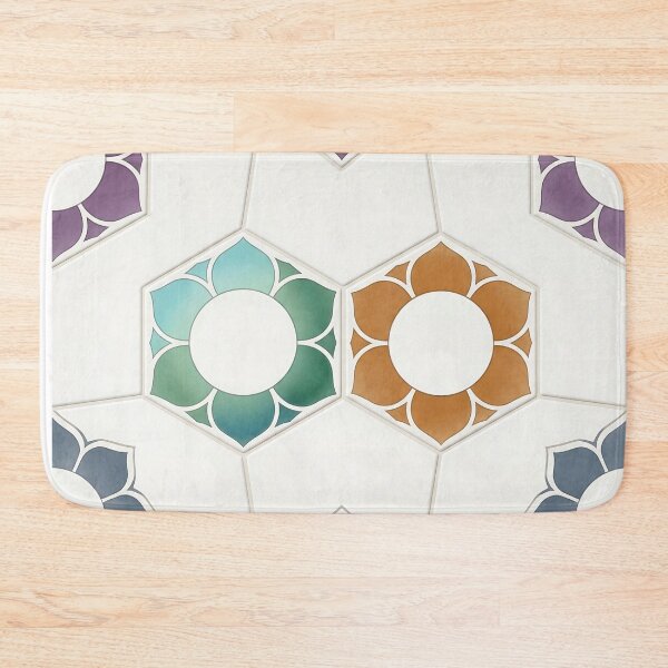 Item preview, A hexagonal tile pattern designed and sold by Ratatosk-AI.