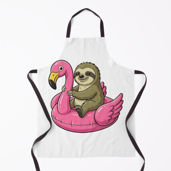 Item preview, Cute Sloth Riding Pink Flamingo Pool Float designed and sold by k3rstman1.
