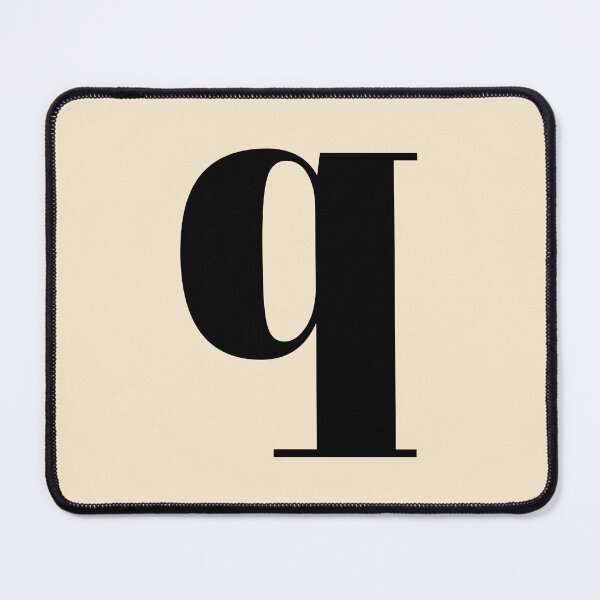 Item preview, Letter Q Monogram Phone Case Aesthetic Gift for Her, Elegant Script Letter Q Blanket Cozy Gift for Mom, Letter Q Monogram Journal Graduation Gift for Girls, Minimalist Letter Q Pillow Home Decor designed and sold by Noe Mill.