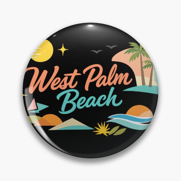 Item preview, West Palm Beach designed and sold by Broken Antler Designs .