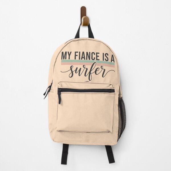 Item preview, My Fiancé Is a Surfer – Surf Love Typography Design designed and sold by Sea Gem.