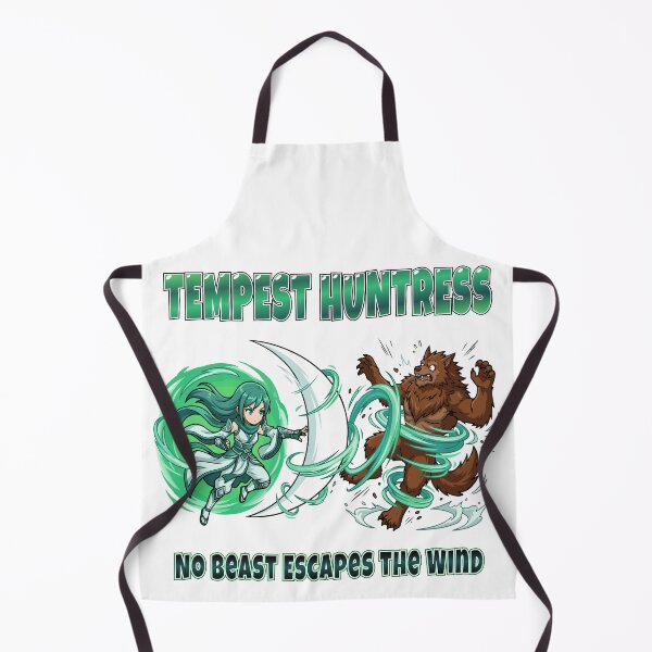 Item preview, Anime Tempest Huntress vs Werewolf Wind Magic Battle Art designed and sold by AmazingEG.