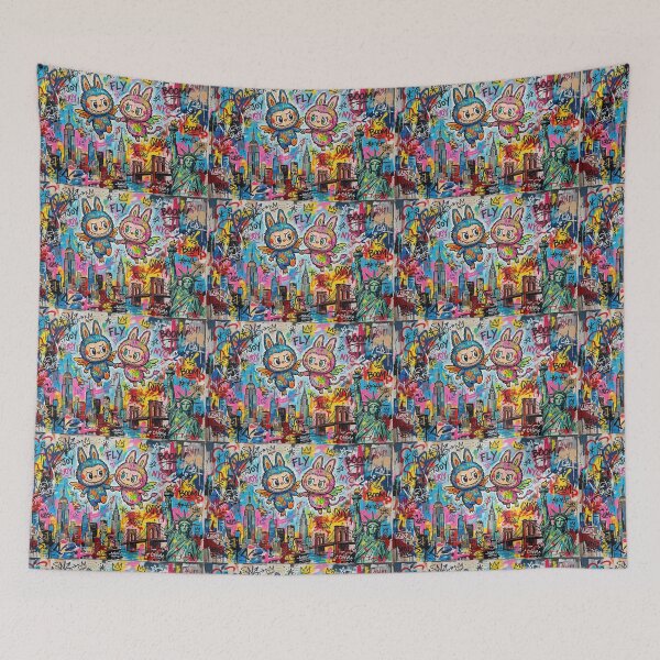 Item preview, Labubu lovers in flight. designed and sold by Natalia-Vlad.