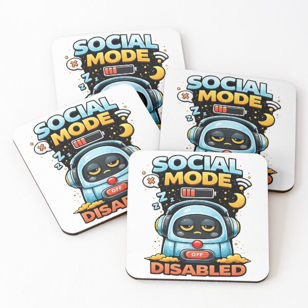 Item preview, Social Mode Disabled designed and sold by rskiba13.